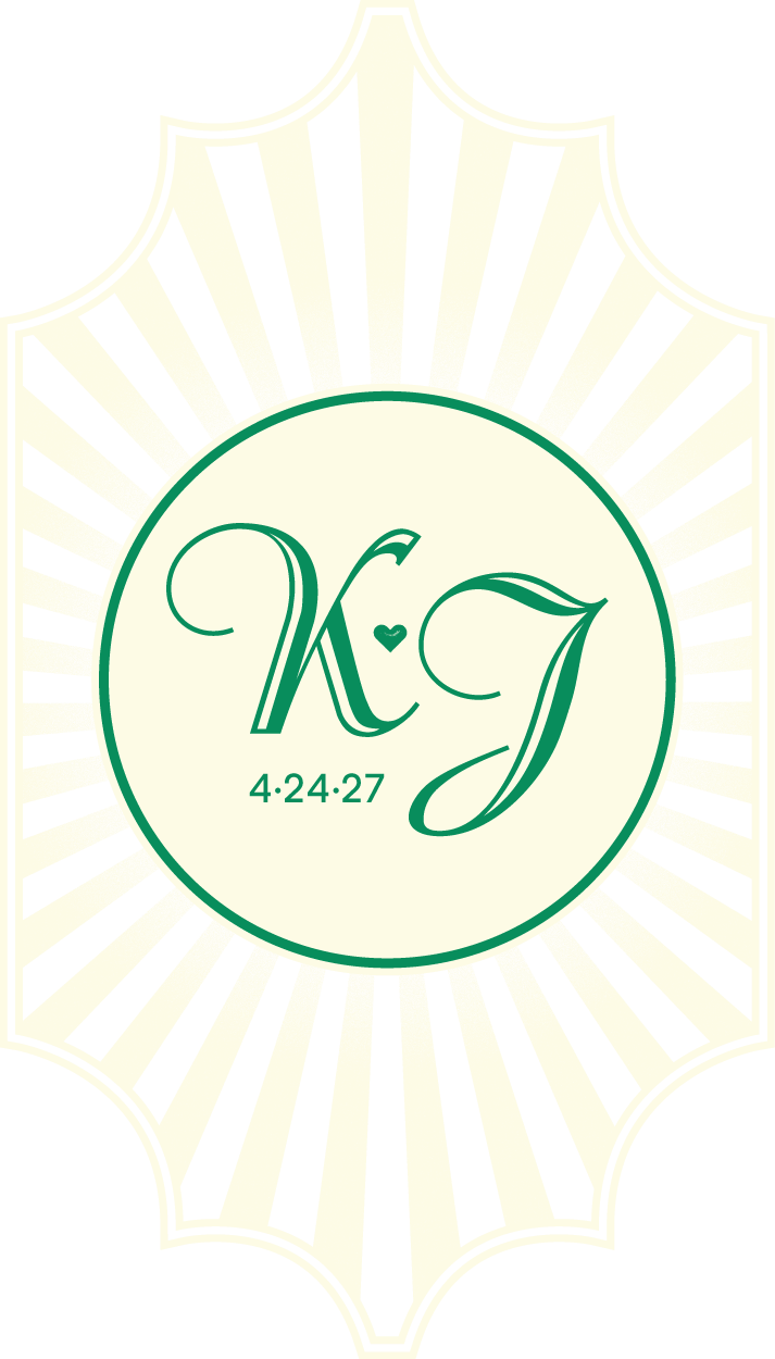 K and J monogram, 4-24-27